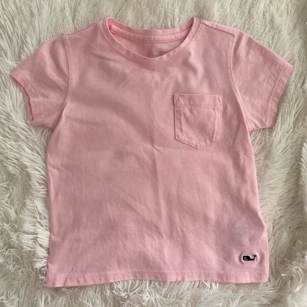 Vineyard Vines Light Pink Kids Short Sleeve Tee